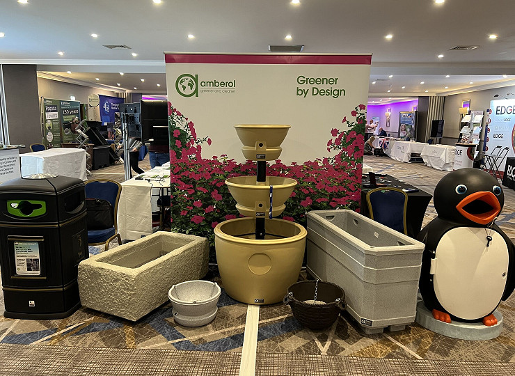 Sustainable Planters and Bins at SLCC Conference