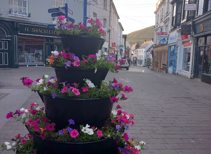 Britain in Bloom Finalist Abergavenny in Bloom