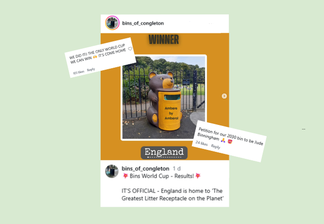 Ambere wins the Bins World Cup