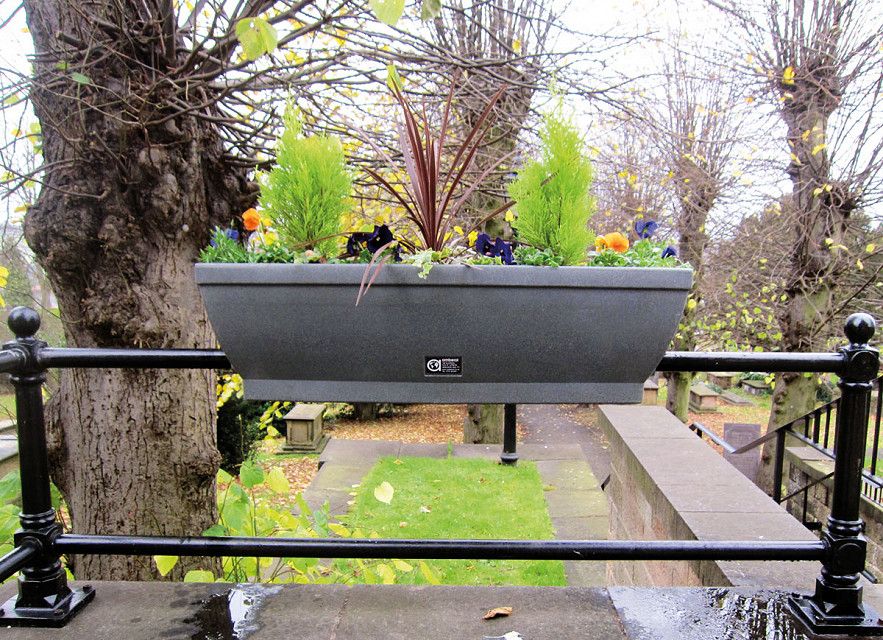 Amberol Amberol self-watering planters offer value for money says Halstead in Bloom