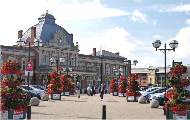 Giving your station a floral facelift.