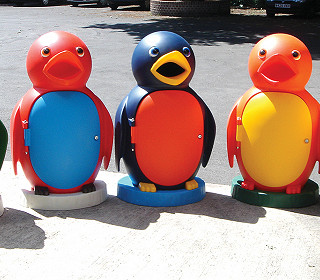 Name the birdy litter bin competition winner revealed – say hello to Chomp!