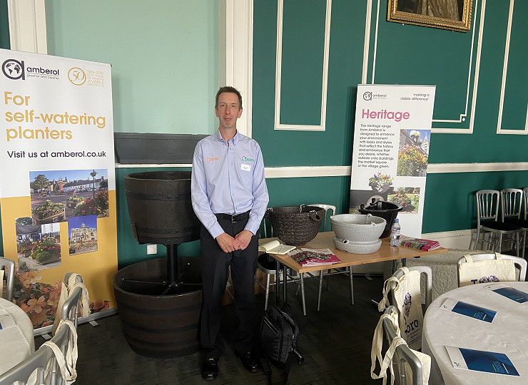 Amberol join the celebrations at the October Britain in Bloom awards