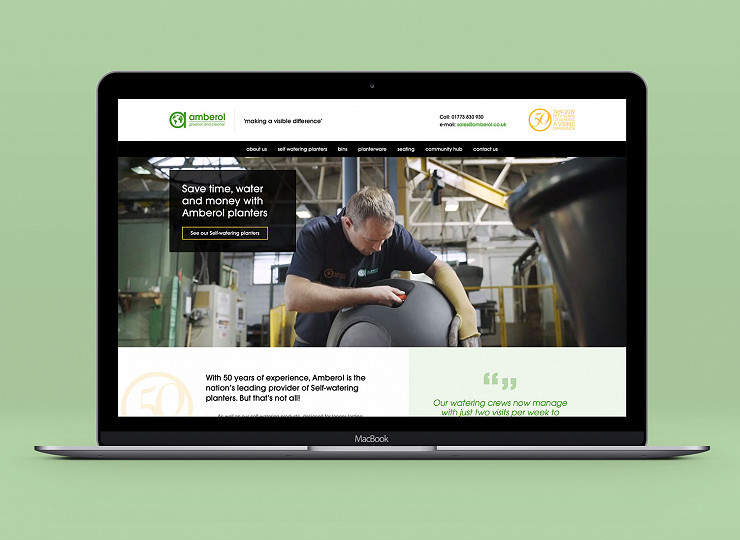 Amberol website gets a new look for a new decade