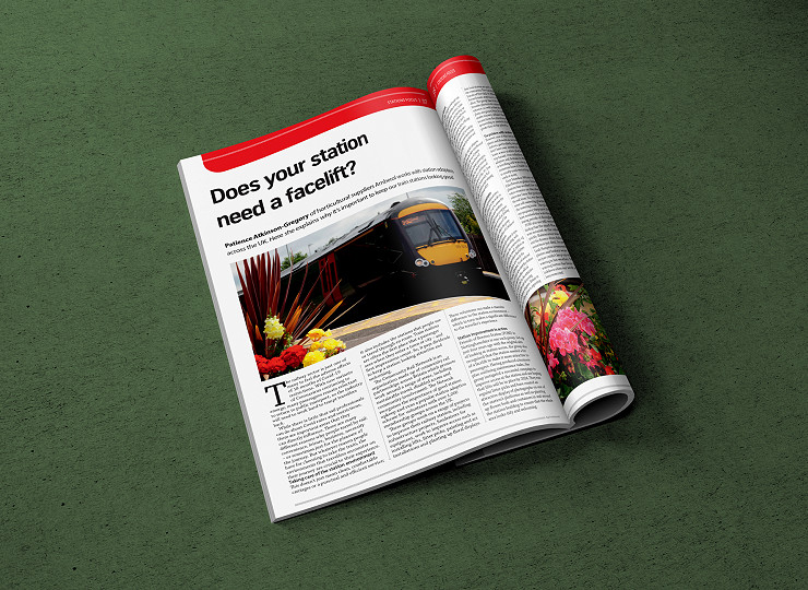 Amberol’s work with train stations highlighted in Rail Professional magazine