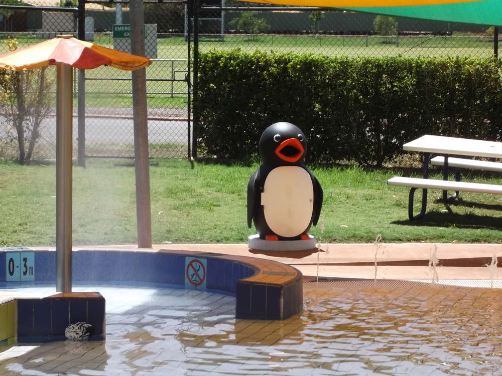 Say g’day – Amberol’s talking penguin takes a trip down under