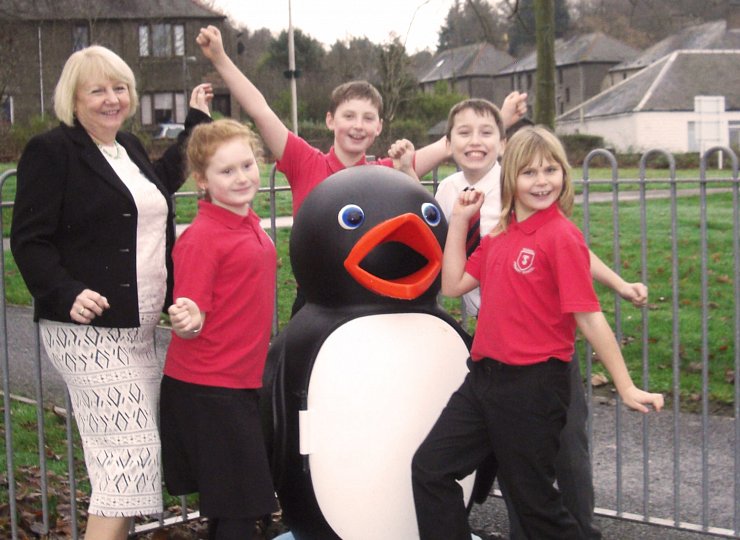 Townhill celebrate a Gold in Beautiful Fife