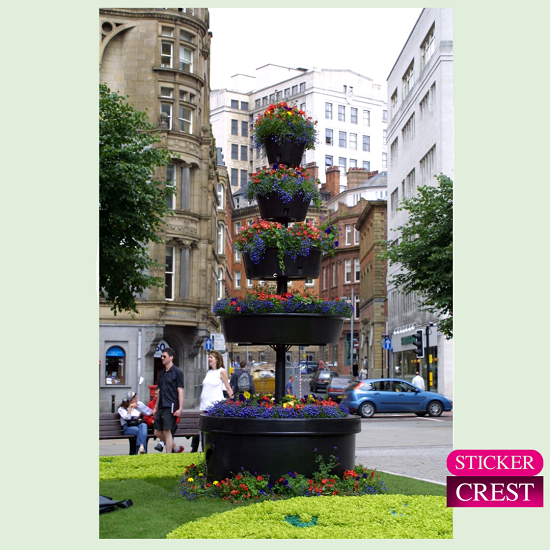 Giant Precinct Fountain Planter - GPP-4PGiant Precinct Fountain Planter