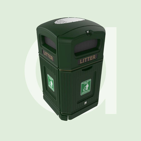 Heritage Square XL Litter BinHeritage Square XL Litter Bin